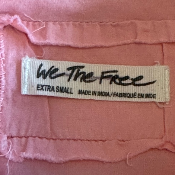 We the Free | HAPPY HOUR SOLID POPLIN TOP - Color Strawberry Cream - Picture 5 of 7